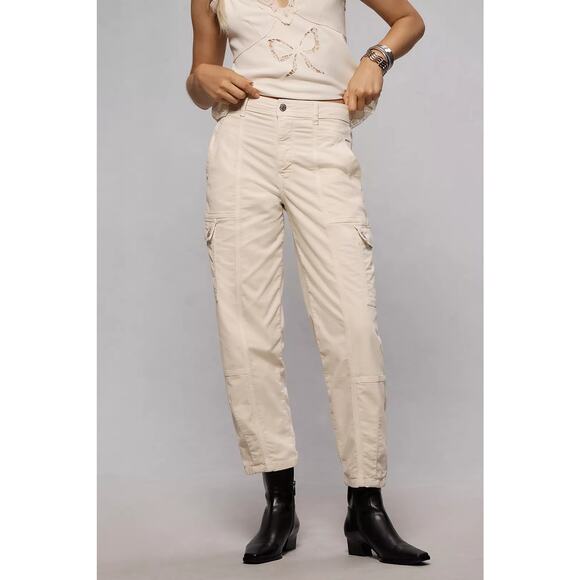 NWT ANTHROPOLOGIE The Carson Utility Barrel Pants: Corduroy Edition $148 SIZE 6 - Picture 4 of 6